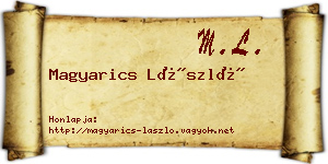 Magyarics László névjegykártya
